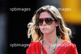 Julianne Cerasli (BRA) Journalist. 06.07.2013. Formula 1 World Championship, Rd 9, German Grand Prix, Nurburgring, Germany, Qualifying Day.