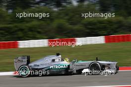 Nico Rosberg (GER) Mercedes AMG F1 W04. 06.07.2013. Formula 1 World Championship, Rd 9, German Grand Prix, Nurburgring, Germany, Qualifying Day.