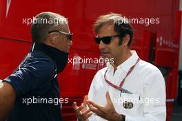 Emanuele Pirro (ITA) (Right) FIA Steward. 06.07.2013. Formula 1 World Championship, Rd 9, German Grand Prix, Nurburgring, Germany, Qualifying Day.
