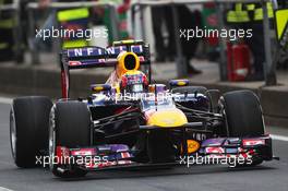 Mark Webber (AUS) Red Bull Racing RB9. 06.07.2013. Formula 1 World Championship, Rd 9, German Grand Prix, Nurburgring, Germany, Qualifying Day.
