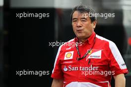 Hirohide Hamashima (JPN) Ferrari Tyre Engineer. 06.07.2013. Formula 1 World Championship, Rd 9, German Grand Prix, Nurburgring, Germany, Qualifying Day.