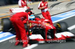 Fernando Alonso (ESP) Ferrari F138. 06.07.2013. Formula 1 World Championship, Rd 9, German Grand Prix, Nurburgring, Germany, Qualifying Day.