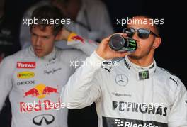 Lewis Hamilton (GBR), Mercedes Grand Prix and Sebastian Vettel (GER), Red Bull Racing  06.07.2013. Formula 1 World Championship, Rd 9, German Grand Prix, Nurburgring, Germany, Qualifying Day.