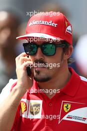 Fernando Alonso (ESP) Ferrari. 06.07.2013. Formula 1 World Championship, Rd 9, German Grand Prix, Nurburgring, Germany, Qualifying Day.
