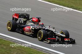 Kimi Raikkonen (FIN) Lotus F1 E21. 06.07.2013. Formula 1 World Championship, Rd 9, German Grand Prix, Nurburgring, Germany, Qualifying Day.