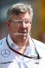 Ross Brawn (GBR) Mercedes AMG F1 Team Principal. 06.07.2013. Formula 1 World Championship, Rd 9, German Grand Prix, Nurburgring, Germany, Qualifying Day.