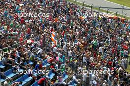 Fans. 06.07.2013. Formula 1 World Championship, Rd 9, German Grand Prix, Nurburgring, Germany, Qualifying Day.