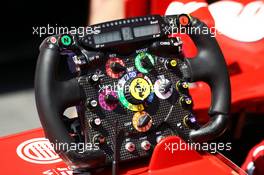 Steering wheel for Fernando Alonso (ESP) Ferrari F138. 06.07.2013. Formula 1 World Championship, Rd 9, German Grand Prix, Nurburgring, Germany, Qualifying Day.