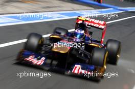 Daniel Ricciardo (AUS) Scuderia Toro Rosso STR8. 06.07.2013. Formula 1 World Championship, Rd 9, German Grand Prix, Nurburgring, Germany, Qualifying Day.