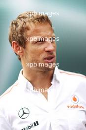Jenson Button (GBR) McLaren. 04.07.2013. Formula 1 World Championship, Rd 9, German Grand Prix, Nurburgring, Germany, Preparation Day.