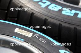Pirelli tyres. 04.07.2013. Formula 1 World Championship, Rd 9, German Grand Prix, Nurburgring, Germany, Preparation Day.