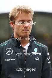 Nico Rosberg (GER) Mercedes AMG F1. 04.07.2013. Formula 1 World Championship, Rd 9, German Grand Prix, Nurburgring, Germany, Preparation Day.