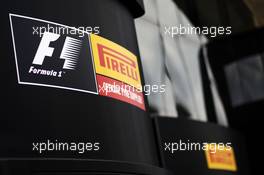 Pirelli F1 Logo. 04.07.2013. Formula 1 World Championship, Rd 9, German Grand Prix, Nurburgring, Germany, Preparation Day.