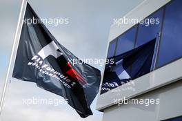 F1 flag. 04.07.2013. Formula 1 World Championship, Rd 9, German Grand Prix, Nurburgring, Germany, Preparation Day.