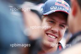 Sebastian Vettel (GER) Red Bull Racing. 04.07.2013. Formula 1 World Championship, Rd 9, German Grand Prix, Nurburgring, Germany, Preparation Day.