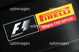 Pirelli F1 Logo. 04.07.2013. Formula 1 World Championship, Rd 9, German Grand Prix, Nurburgring, Germany, Preparation Day.