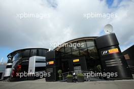 Pirelli motorhome. 04.07.2013. Formula 1 World Championship, Rd 9, German Grand Prix, Nurburgring, Germany, Preparation Day.