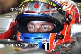 Jenson Button (GBR) McLaren MP4-28. 26.07.2013. Formula 1 World Championship, Rd 10, Hungarian Grand Prix, Budapest, Hungary, Practice Day