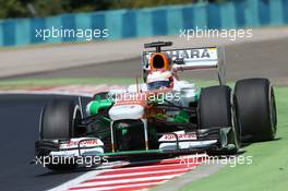 Paul di Resta (GBR) Sahara Force India VJM06. 26.07.2013. Formula 1 World Championship, Rd 10, Hungarian Grand Prix, Budapest, Hungary, Practice Day