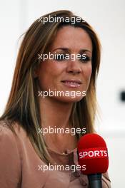 Natalie Pinkham (GBR) Sky Sports Presenter. 26.07.2013. Formula 1 World Championship, Rd 10, Hungarian Grand Prix, Budapest, Hungary, Practice Day