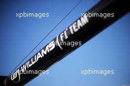 Williams logo. 26.07.2013. Formula 1 World Championship, Rd 10, Hungarian Grand Prix, Budapest, Hungary, Practice Day