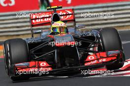 Sergio Perez (MEX) McLaren MP4-28. 26.07.2013. Formula 1 World Championship, Rd 10, Hungarian Grand Prix, Budapest, Hungary, Practice Day