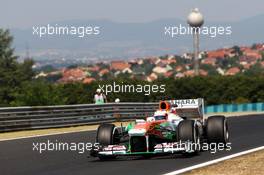 Paul di Resta (GBR) Sahara Force India VJM06. 26.07.2013. Formula 1 World Championship, Rd 10, Hungarian Grand Prix, Budapest, Hungary, Practice Day