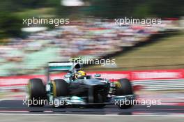 Lewis Hamilton (GBR) Mercedes AMG F1 W04. 26.07.2013. Formula 1 World Championship, Rd 10, Hungarian Grand Prix, Budapest, Hungary, Practice Day