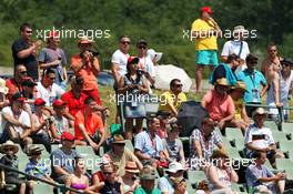Fans. 26.07.2013. Formula 1 World Championship, Rd 10, Hungarian Grand Prix, Budapest, Hungary, Practice Day