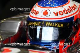 Jenson Button (GBR) McLaren MP4-28. 26.07.2013. Formula 1 World Championship, Rd 10, Hungarian Grand Prix, Budapest, Hungary, Practice Day