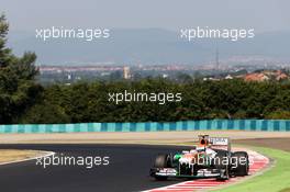 Adrian Sutil (GER) Sahara Force India VJM06. 26.07.2013. Formula 1 World Championship, Rd 10, Hungarian Grand Prix, Budapest, Hungary, Practice Day