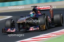 Jean-Eric Vergne (FRA) Scuderia Toro Rosso STR8. 26.07.2013. Formula 1 World Championship, Rd 10, Hungarian Grand Prix, Budapest, Hungary, Practice Day