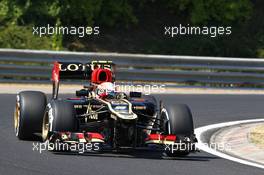 Romain Grosjean (FRA) Lotus F1 E21. 26.07.2013. Formula 1 World Championship, Rd 10, Hungarian Grand Prix, Budapest, Hungary, Practice Day