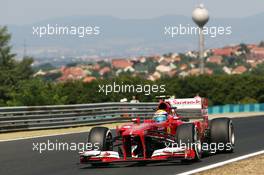 Felipe Massa (BRA) Ferrari F138. 26.07.2013. Formula 1 World Championship, Rd 10, Hungarian Grand Prix, Budapest, Hungary, Practice Day