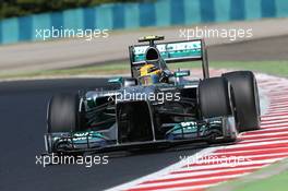 Lewis Hamilton (GBR) Mercedes AMG F1 W04. 26.07.2013. Formula 1 World Championship, Rd 10, Hungarian Grand Prix, Budapest, Hungary, Practice Day