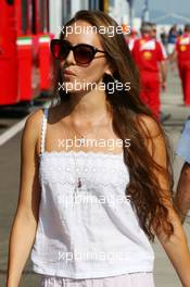 Jessica Michibata (JPN), girlfriend of Jenson Button (GBR) McLaren. 26.07.2013. Formula 1 World Championship, Rd 10, Hungarian Grand Prix, Budapest, Hungary, Practice Day