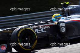 Esteban Gutierrez (MEX) Sauber C32. 26.07.2013. Formula 1 World Championship, Rd 10, Hungarian Grand Prix, Budapest, Hungary, Practice Day