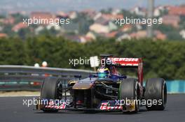 Jean-Eric Vergne (FRA) Scuderia Toro Rosso STR8. 26.07.2013. Formula 1 World Championship, Rd 10, Hungarian Grand Prix, Budapest, Hungary, Practice Day