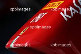 Ferrari F138 nosecone. 26.07.2013. Formula 1 World Championship, Rd 10, Hungarian Grand Prix, Budapest, Hungary, Practice Day