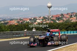 Daniel Ricciardo (AUS) Scuderia Toro Rosso STR8. 26.07.2013. Formula 1 World Championship, Rd 10, Hungarian Grand Prix, Budapest, Hungary, Practice Day