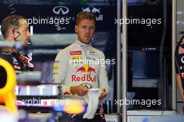 Sebastian Vettel (GER) Red Bull Racing. 26.07.2013. Formula 1 World Championship, Rd 10, Hungarian Grand Prix, Budapest, Hungary, Practice Day