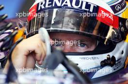 Sebastian Vettel (GER) Red Bull Racing RB9. 26.07.2013. Formula 1 World Championship, Rd 10, Hungarian Grand Prix, Budapest, Hungary, Practice Day