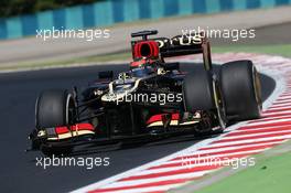 Kimi Raikkonen (FIN) Lotus F1 E21. 26.07.2013. Formula 1 World Championship, Rd 10, Hungarian Grand Prix, Budapest, Hungary, Practice Day