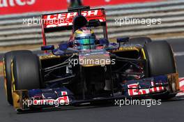 Jean-Eric Vergne (FRA) Scuderia Toro Rosso STR8. 26.07.2013. Formula 1 World Championship, Rd 10, Hungarian Grand Prix, Budapest, Hungary, Practice Day