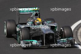 Lewis Hamilton (GBR) Mercedes AMG F1 W04. 26.07.2013. Formula 1 World Championship, Rd 10, Hungarian Grand Prix, Budapest, Hungary, Practice Day