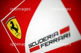 Ferrari logo. 26.07.2013. Formula 1 World Championship, Rd 10, Hungarian Grand Prix, Budapest, Hungary, Practice Day