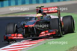 Sergio Perez (MEX) McLaren MP4-28. 26.07.2013. Formula 1 World Championship, Rd 10, Hungarian Grand Prix, Budapest, Hungary, Practice Day