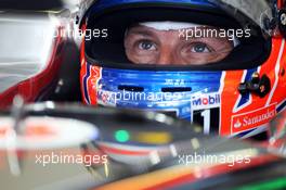 Jenson Button (GBR) McLaren MP4-28. 26.07.2013. Formula 1 World Championship, Rd 10, Hungarian Grand Prix, Budapest, Hungary, Practice Day