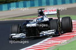 Valtteri Bottas (FIN) Williams FW35. 26.07.2013. Formula 1 World Championship, Rd 10, Hungarian Grand Prix, Budapest, Hungary, Practice Day