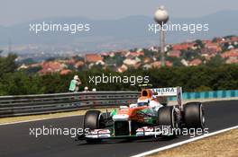 Adrian Sutil (GER) Sahara Force India VJM06. 26.07.2013. Formula 1 World Championship, Rd 10, Hungarian Grand Prix, Budapest, Hungary, Practice Day